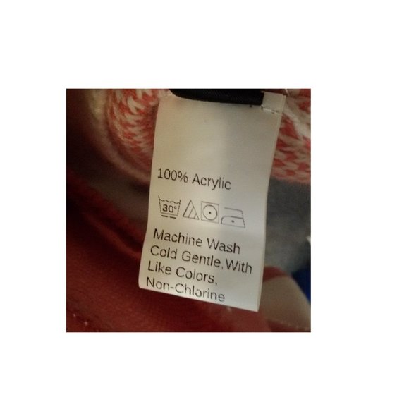 SHEIN Sweater White / Pink with Pearls Sz L (New) - Picture 4 of 4